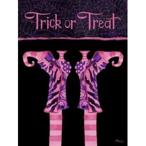21658A Witchy Feet Vertical - Pink
