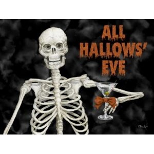 26637 Skeleton with Martini