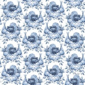 26641 Turkey and Pumpkins Toile