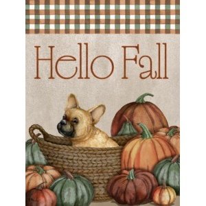 26663 Autumn Puppy in Basket