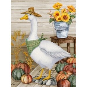 26668 Autumn Porch Goose